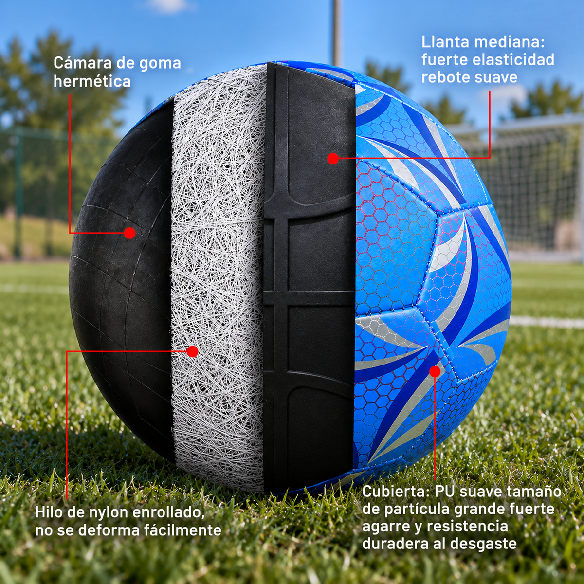 VOLTRIX™ Balón de fútbol luminoso